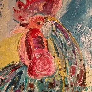 Original painting on canvas byDorotaKormienko 11x14x0.9 inch